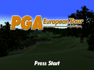 PGA European Tour (USA) Title Screen